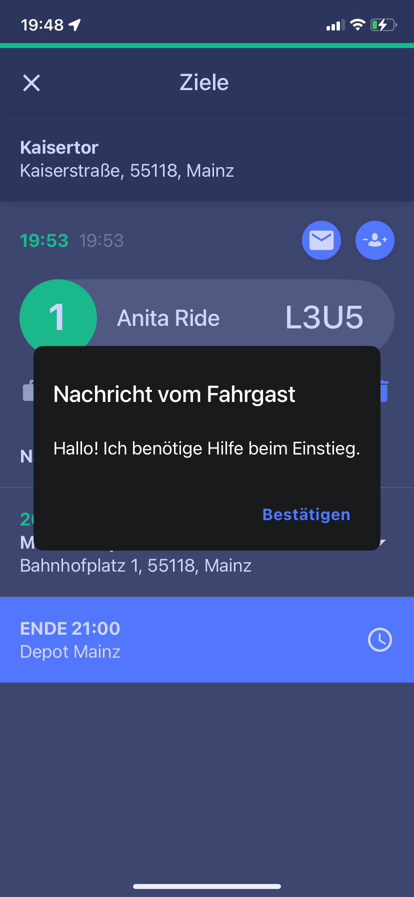 Nachricht vom Passagier2
