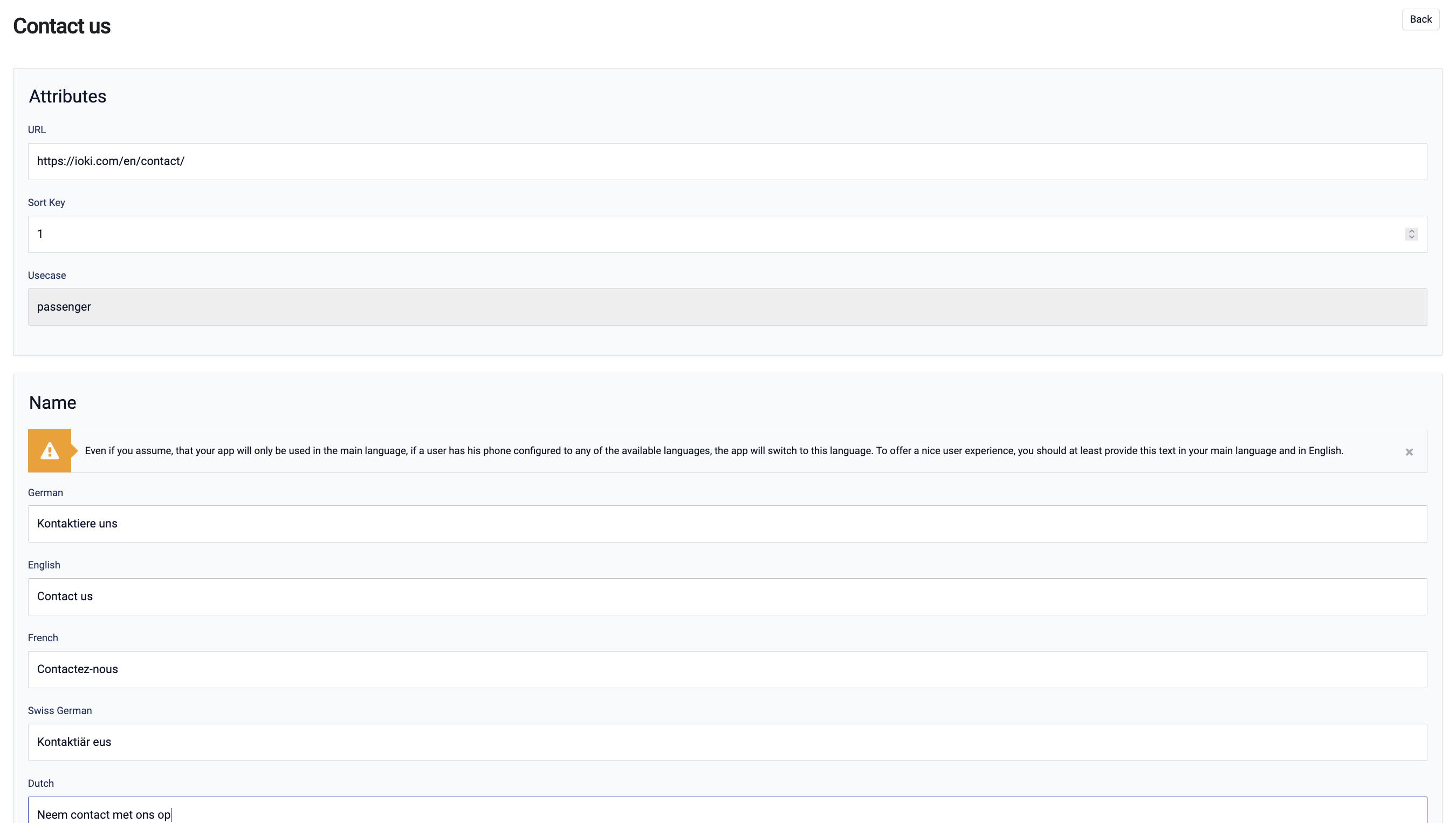 settings-on-provider-level